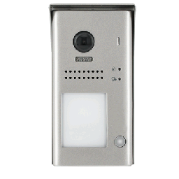Panou video color de apel exterior, cu conexiune pe 2 fire, cameră WIDE ANGLE 170°, pentru un abonat, control acces RFID - DT607-ID-S1