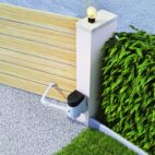 HOPPBDKIT - Kit Nice cu braț articulat pentru automatizarea porţilor batante cu canaturi de până la 2,4 m,  24 V, montare externă - imagine 8