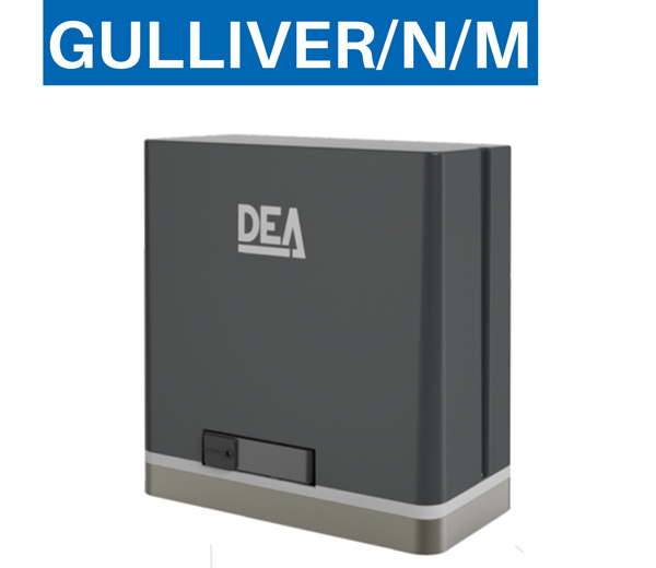 Motoreductor-ultra-rapid-DEA-24V-GULLIVER-N-m--wss-shop Motoreductor DEA 230V pentru porți culisante, până la 2500 kg, cu limitatori magnetici GULLIVER/N/M - imagine 1