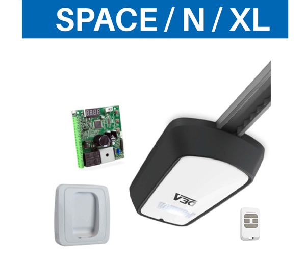 kit-automatizare-dea-space-n-xl-pentru-usi-de-garaj-sectionale-de-pana-la-16-mp-24v-1200-n-nou Kit automatizare DEA SPACE/N/XL pentru uși de garaj secționale de până la 16 mp, 24V, 1200 N - imagine 1